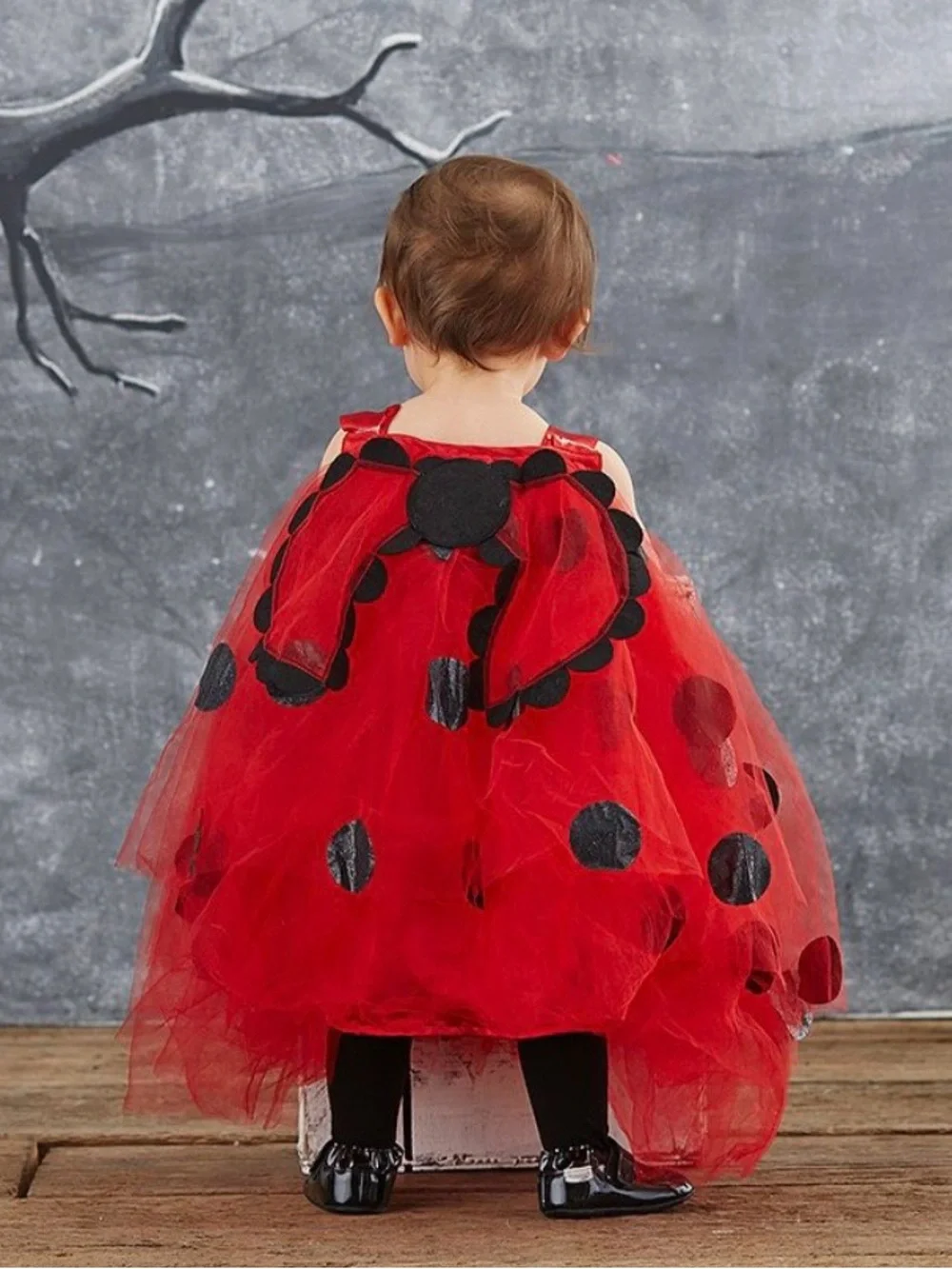 Pottery Barn Ladybug Red Tutu Tulle Costume Dress 12-24 mos baby toddler